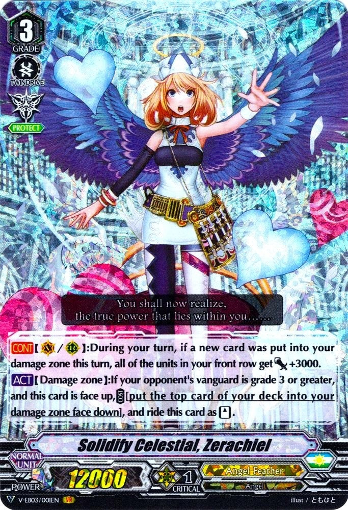 Image for Solidify Celestial, Zerachiel (V-EB03: ULTRARARE MIRACLE COLLECTION) (V-EB03/001EN) - Cardfight Vanguard