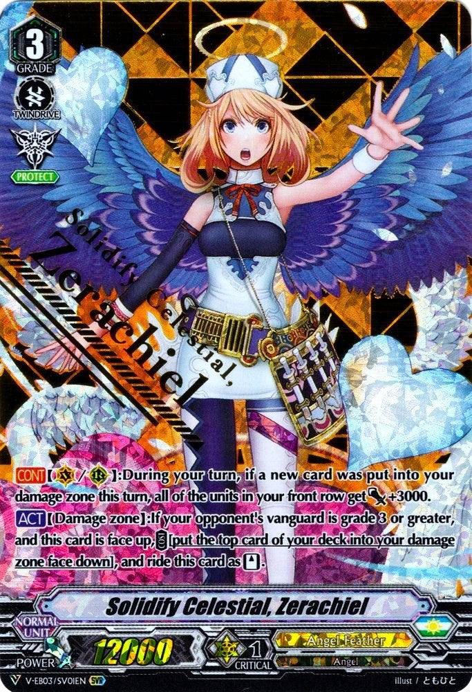 Image for Solidify Celestial, Zerachiel (SVR) (V-EB03: ULTRARARE MIRACLE COLLECTION) (V-EB03/SV01EN) - Cardfight Vanguard
