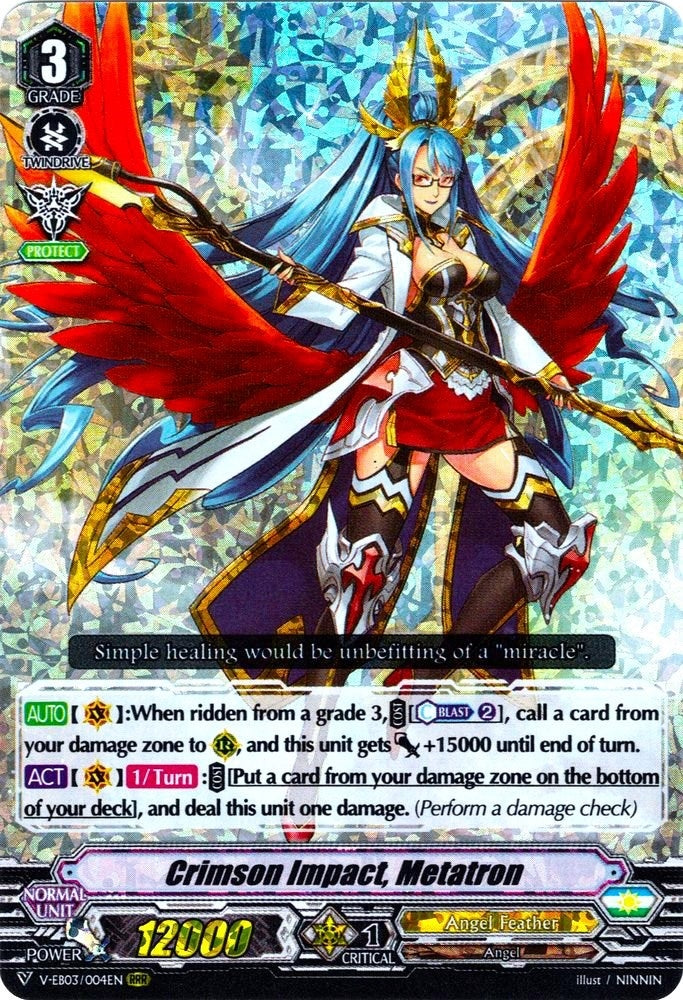 Image for Crimson Impact, Metatron (V-EB03: ULTRARARE MIRACLE COLLECTION) (V-EB03/004EN) - Cardfight Vanguard