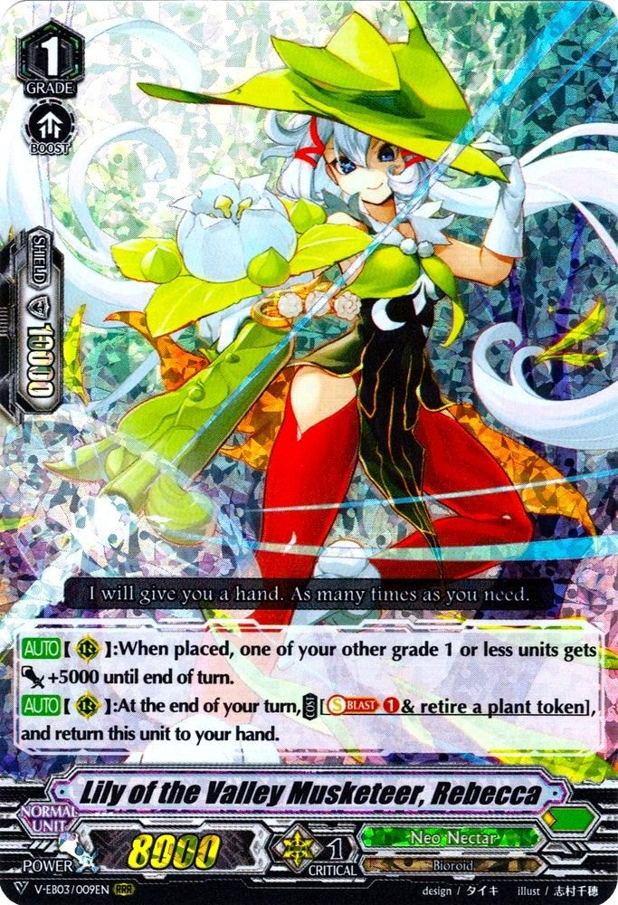 Image for Lily of the Valley Musketeer, Rebecca (V-EB03: ULTRARARE MIRACLE COLLECTION) (V-EB03/009EN) - Cardfight Vanguard