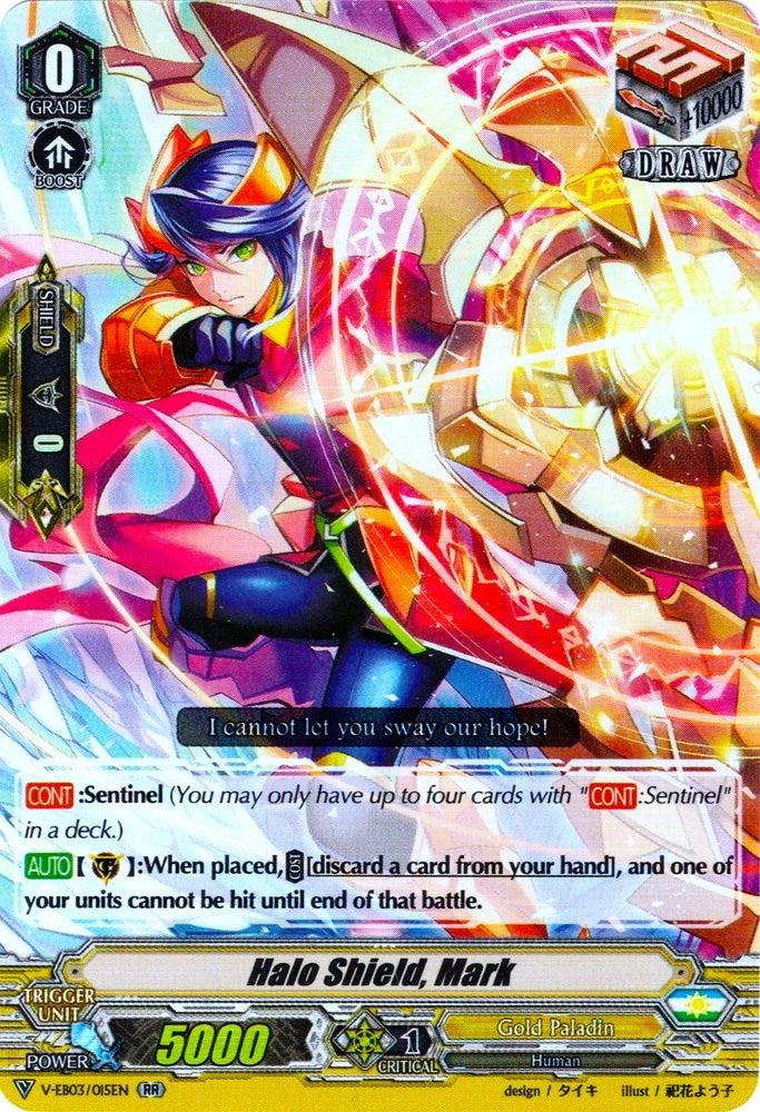 Image for Halo Shield, Mark (V-EB03: ULTRARARE MIRACLE COLLECTION) (V-EB03/015EN) - Cardfight Vanguard