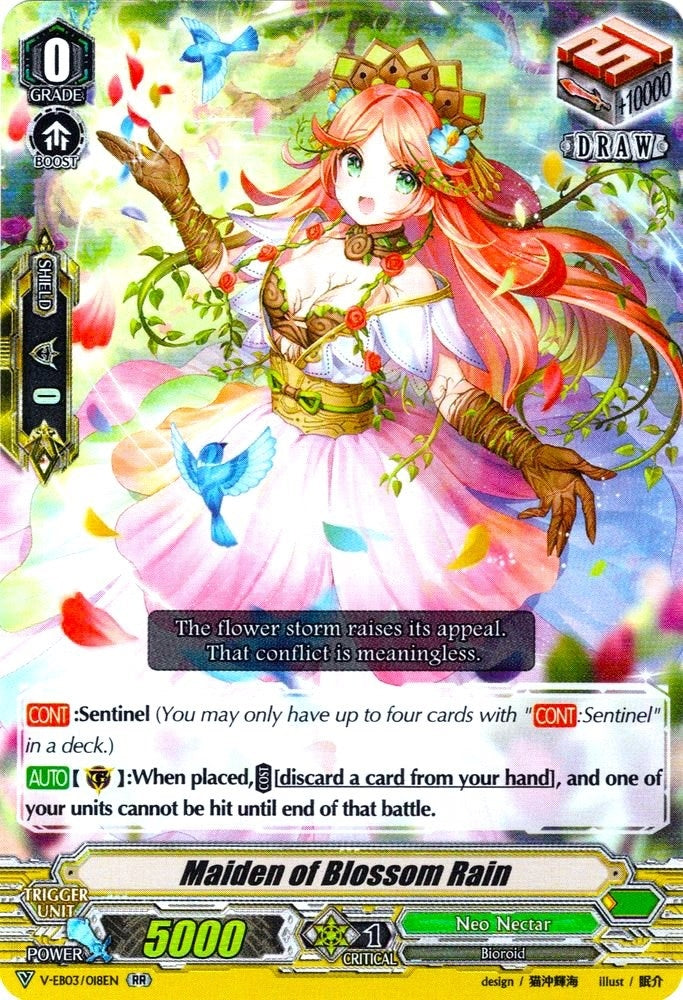 Image for Maiden of Blossom Rain (V-EB03: ULTRARARE MIRACLE COLLECTION) (V-EB03/018EN) - Cardfight Vanguard