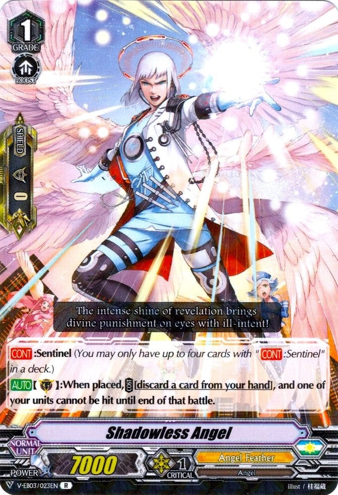 Image for Shadowless Angel (V-EB03: ULTRARARE MIRACLE COLLECTION) (V-EB03/023EN) - Cardfight Vanguard