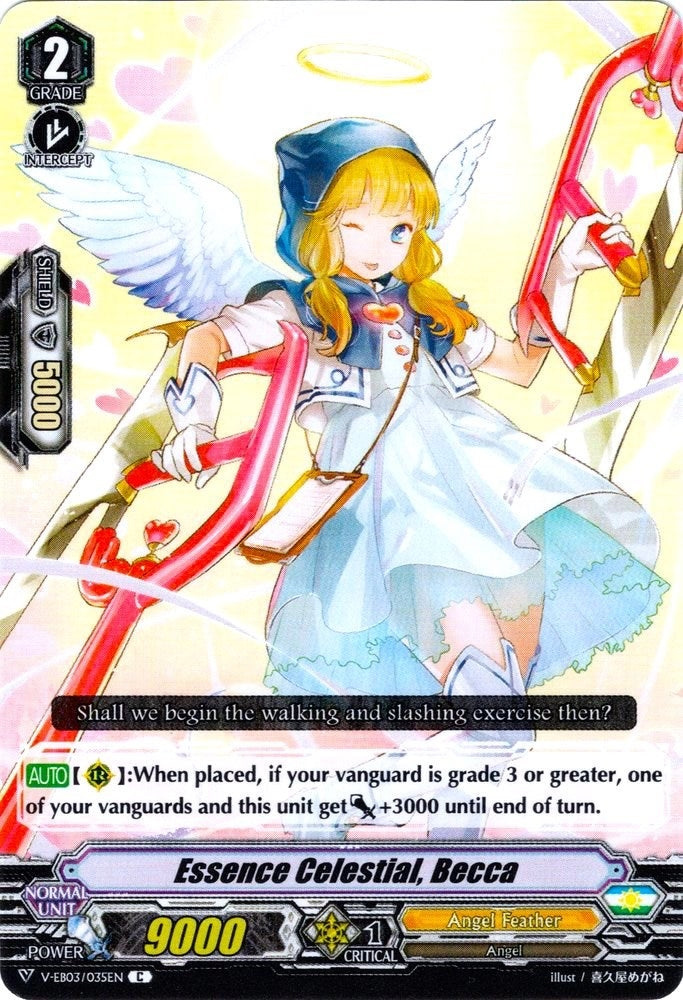 Image for Essence Celestial, Becca (V-EB03: ULTRARARE MIRACLE COLLECTION) (V-EB03/035EN) - Cardfight Vanguard