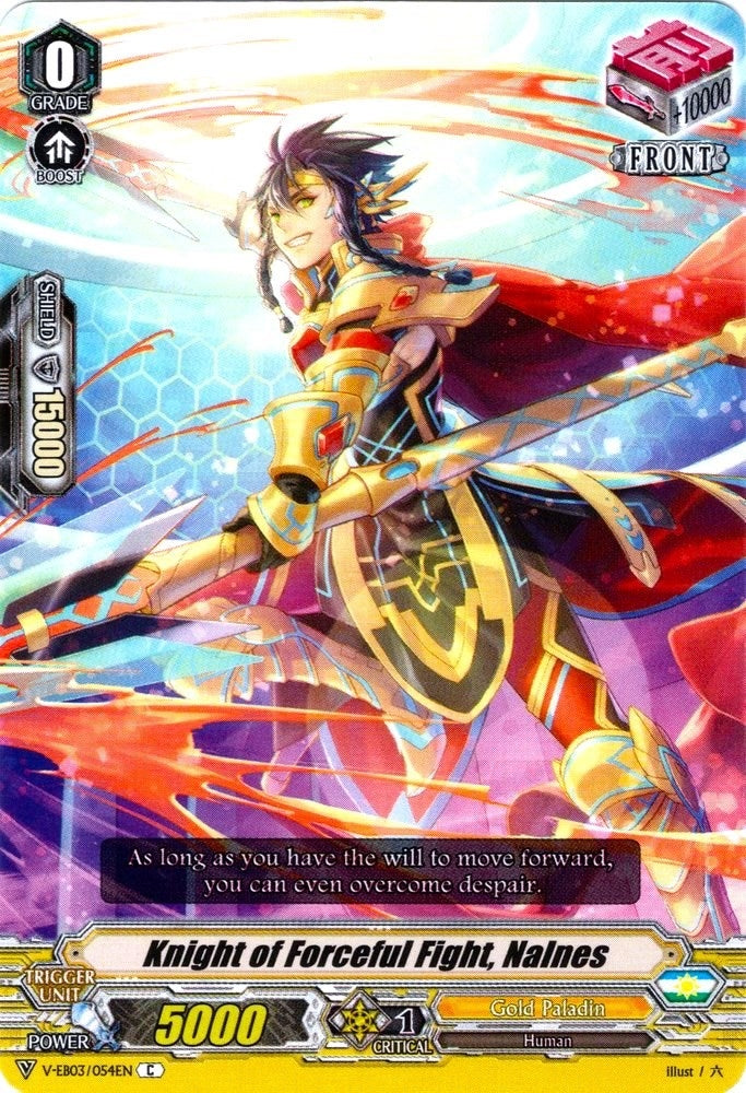 Image for Knight of Forceful Fight, Nalnes (V-EB03: ULTRARARE MIRACLE COLLECTION) (V-EB03/054EN) - Cardfight Vanguard