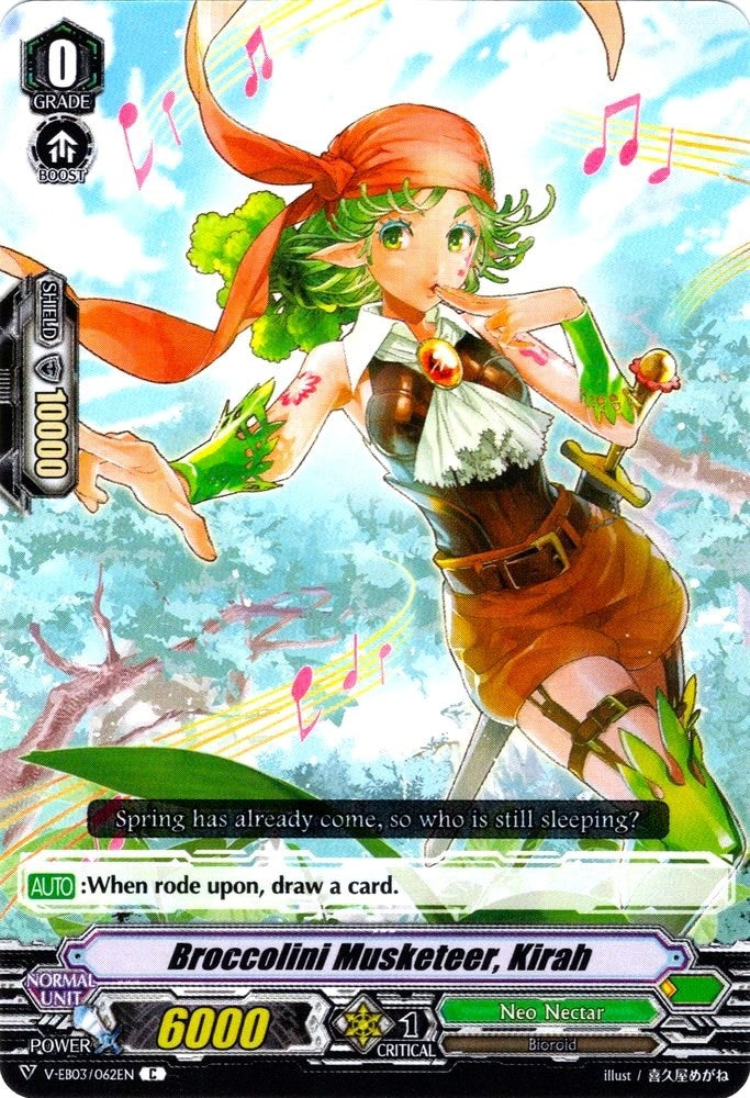 Image for Broccolini Musketeer, Kirah (V-EB03: ULTRARARE MIRACLE COLLECTION) (V-EB03/062EN) - Cardfight Vanguard