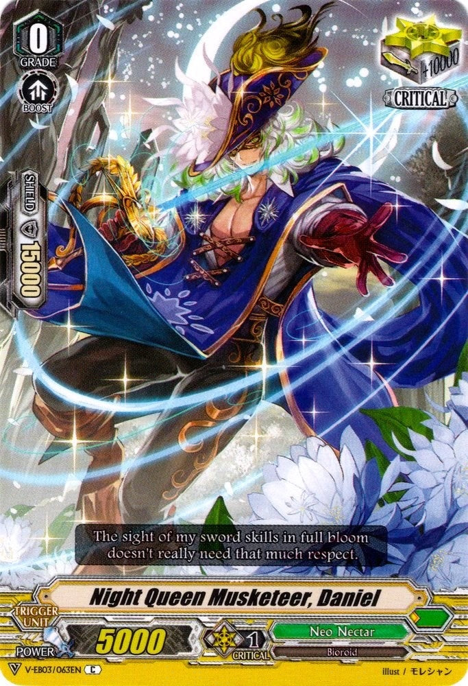 Image for Night Queen Musketeer, Daniel (V-EB03: ULTRARARE MIRACLE COLLECTION) (V-EB03/063EN) - Cardfight Vanguard