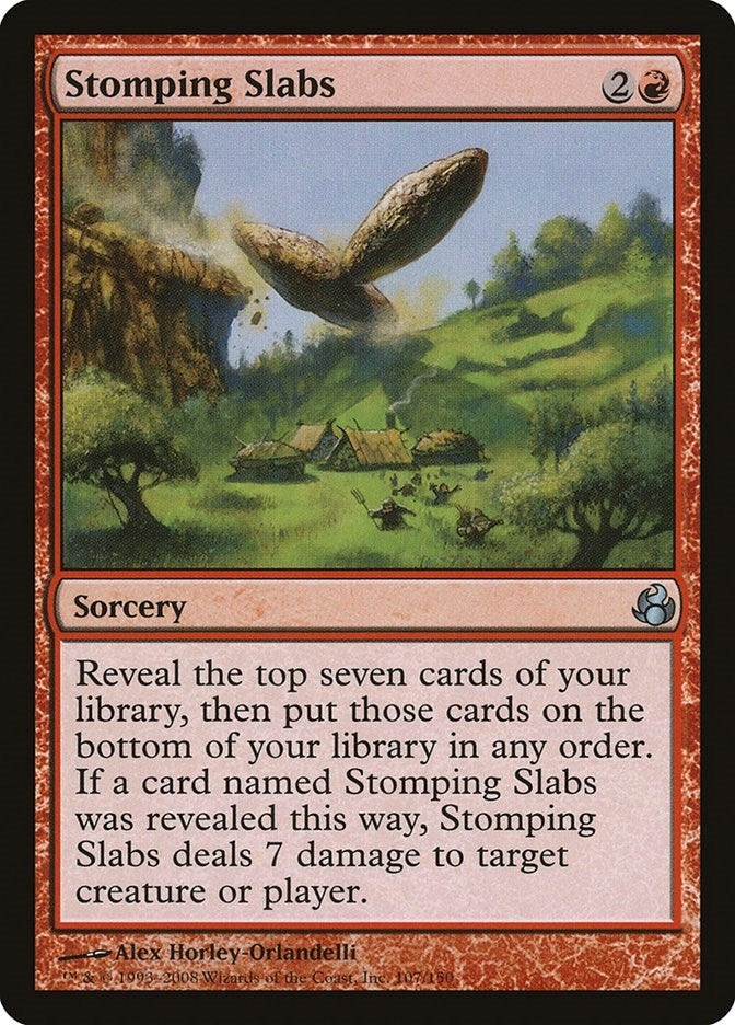 Image for Stomping Slabs (Morningtide) (107) - Magic: The Gathering