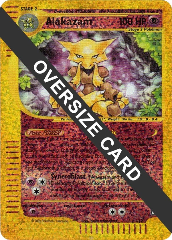 Image for Alakazam - 1/12 (Box Topper) (Jumbo Cards) (001/012) - Pokemon