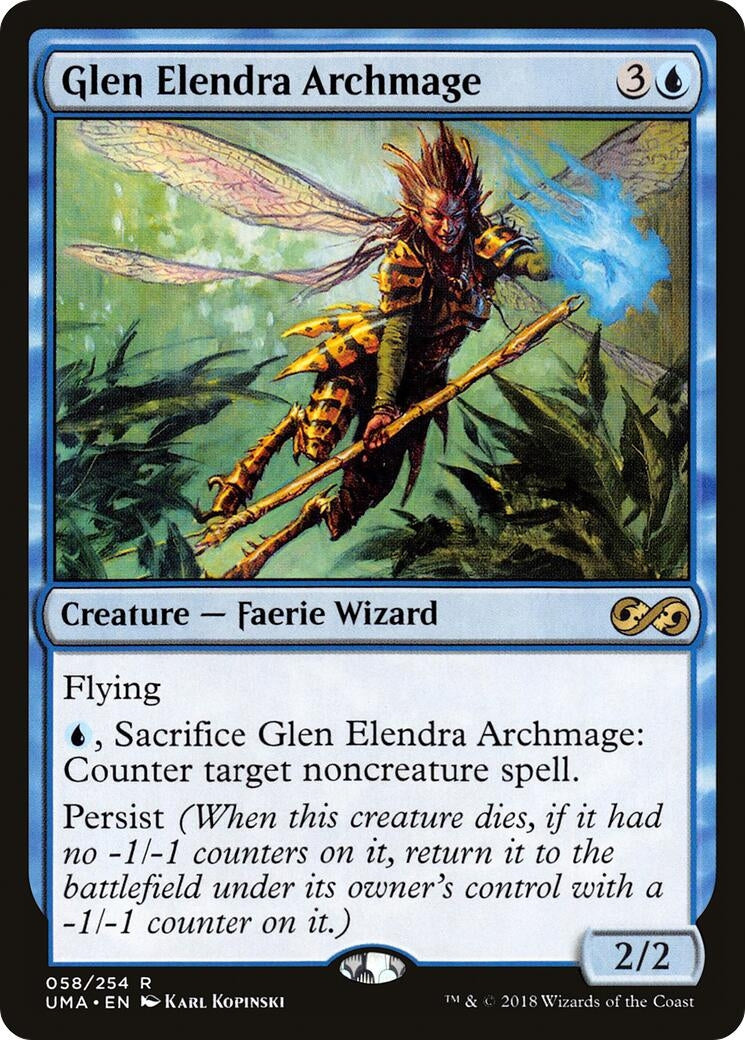 Image for Glen Elendra Archmage (Ultimate Masters) (58) - Magic: The Gathering