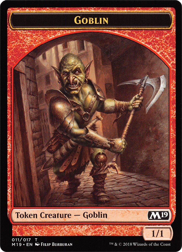 Image for Goblin // Thopter Double-Sided Token (Game Night) (Core Set 2019) (11 // 14) - Magic: The Gathering