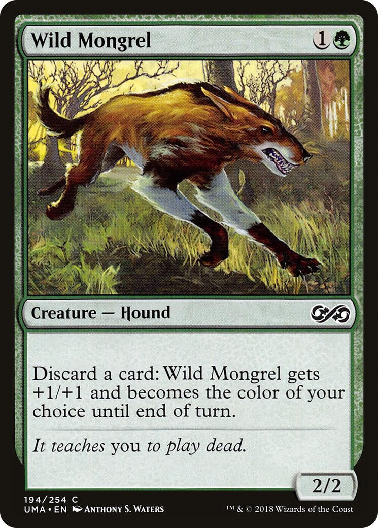 Image for Wild Mongrel (Ultimate Masters) (194) - Magic: The Gathering