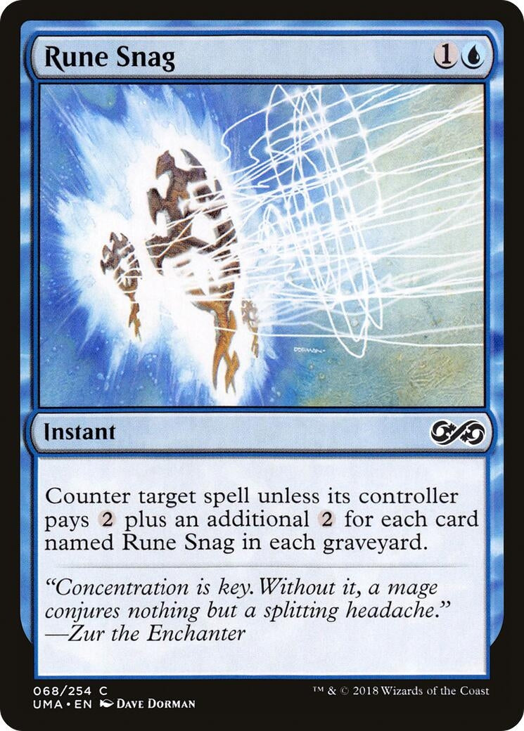 Image for Rune Snag (Ultimate Masters) (68) - Magic: The Gathering