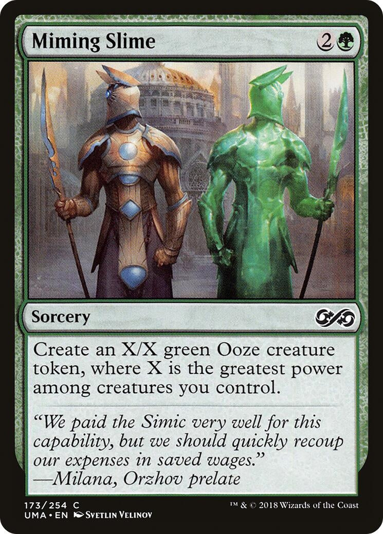 Image for Miming Slime (Ultimate Masters) (173) - Magic: The Gathering