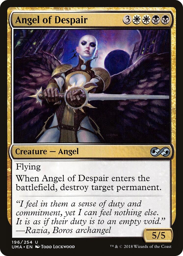 Image for Angel of Despair (Ultimate Masters) (196) - Magic: The Gathering