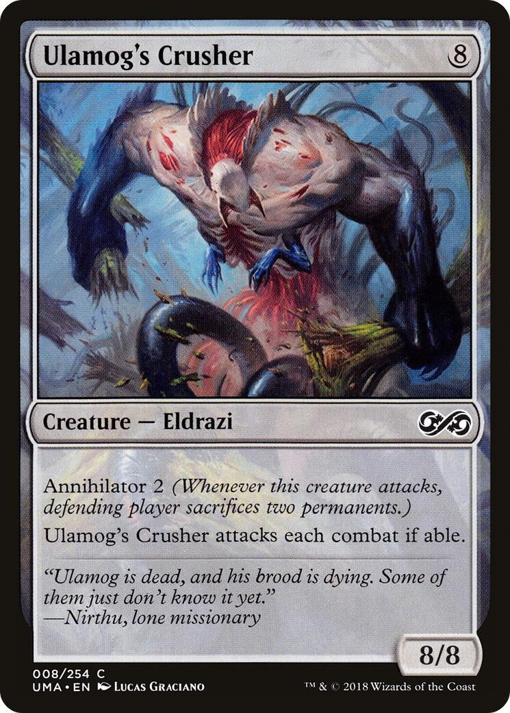 Image for Ulamog's Crusher (Ultimate Masters) (8) - Magic: The Gathering