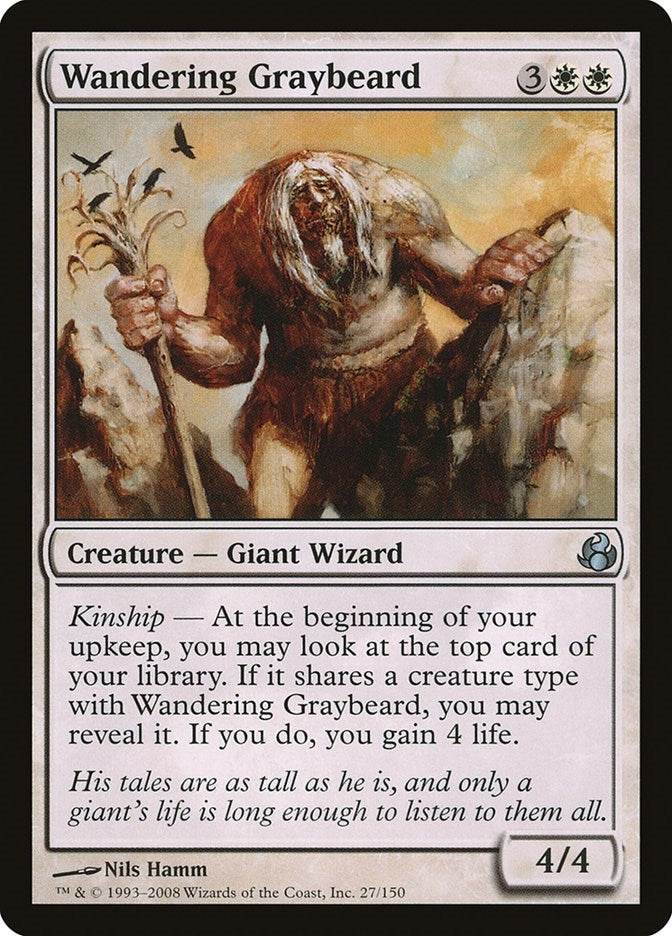 Image for Wandering Graybeard (Morningtide) (27) - Magic: The Gathering
