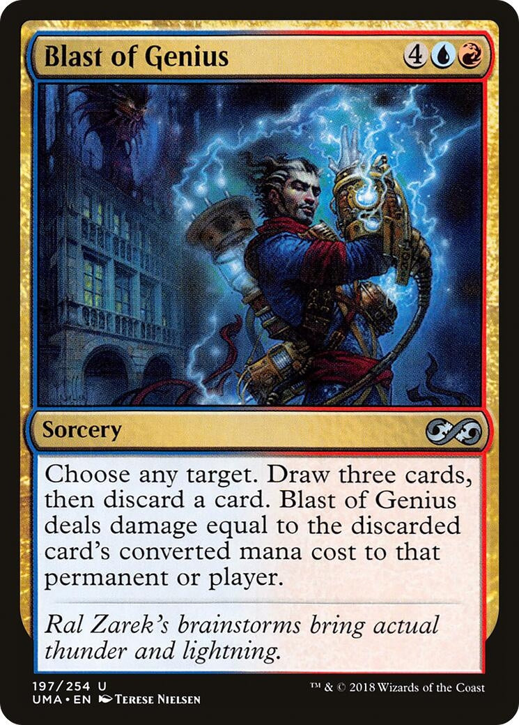 Image for Blast of Genius (Ultimate Masters) (197) - Magic: The Gathering