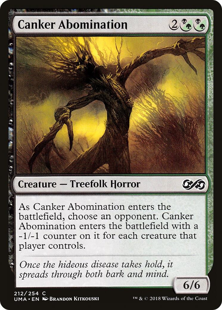 Image for Canker Abomination (Ultimate Masters) (212) - Magic: The Gathering