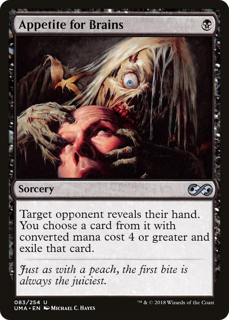 Image for Appetite for Brains (Ultimate Masters) (83) - Magic: The Gathering