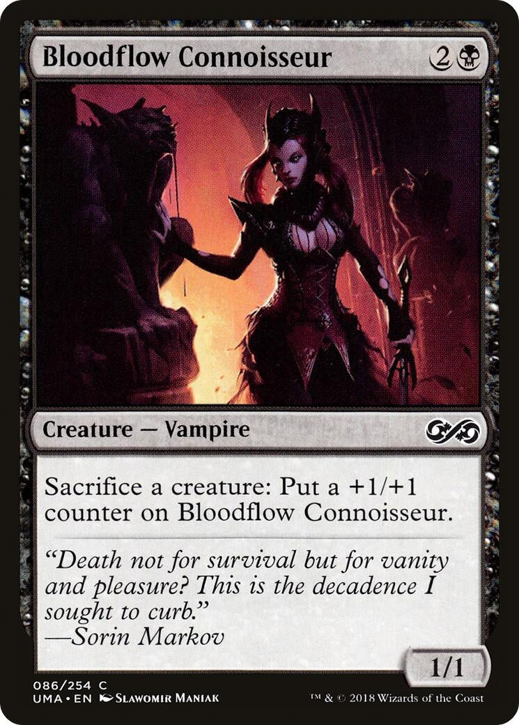 Image for Bloodflow Connoisseur (Ultimate Masters) (86) - Magic: The Gathering