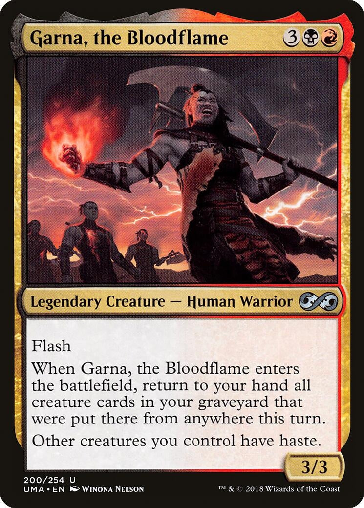 Image for Garna, the Bloodflame (Ultimate Masters) (200) - Magic: The Gathering