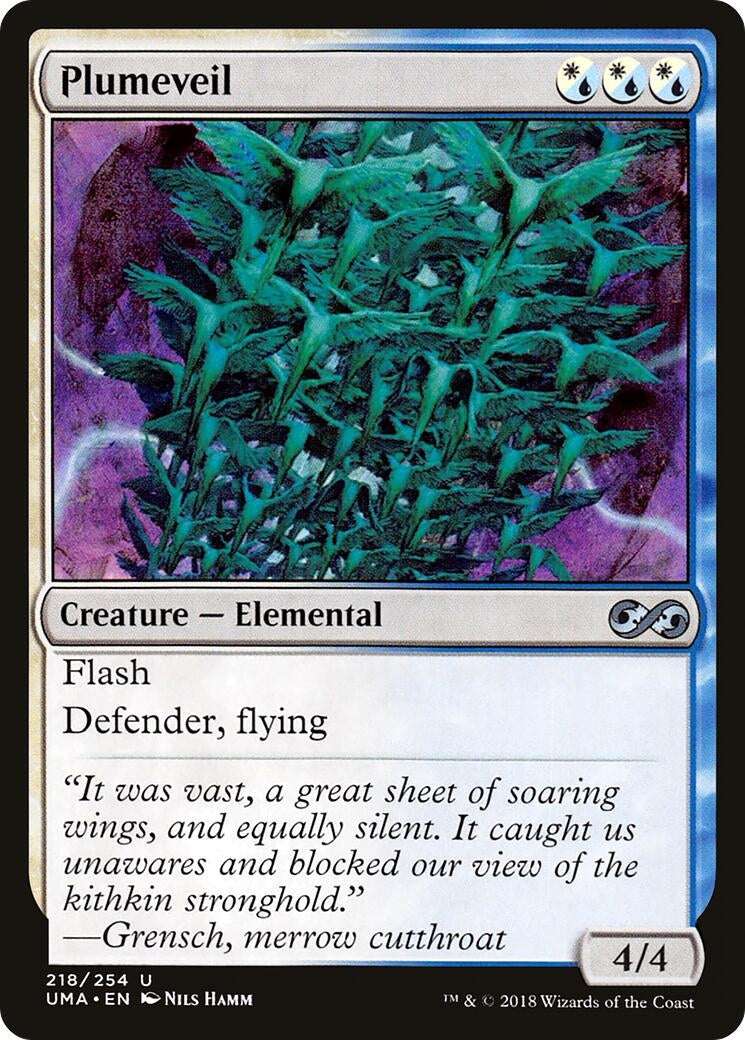 Image for Plumeveil (Ultimate Masters) (218) - Magic: The Gathering