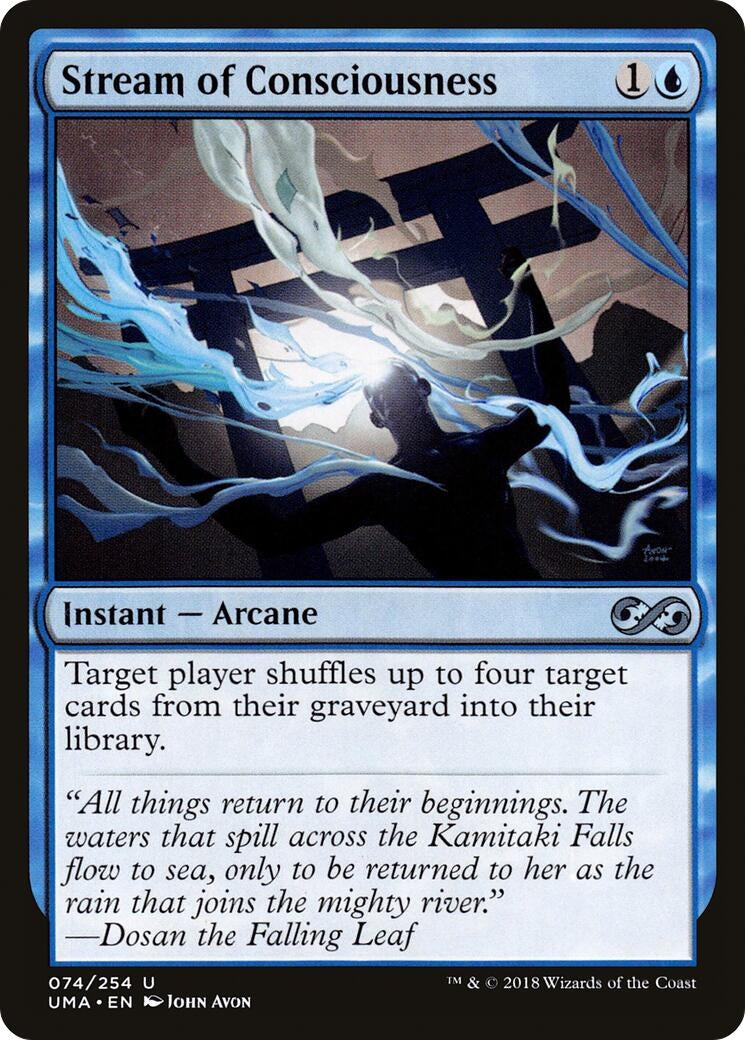 Image for Stream of Consciousness (Ultimate Masters) (74) - Magic: The Gathering