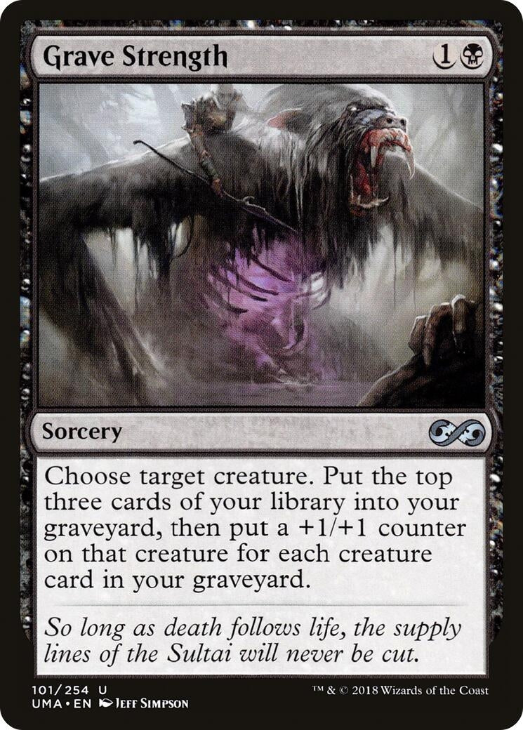 Image for Grave Strength (Ultimate Masters) (101) - Magic: The Gathering