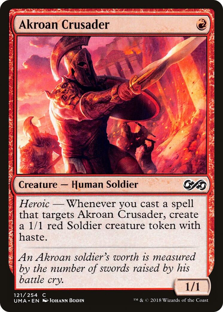 Image for Akroan Crusader (Ultimate Masters) (121) - Magic: The Gathering