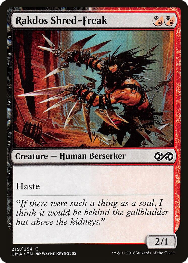 Image for Rakdos Shred-Freak (Ultimate Masters) (219) - Magic: The Gathering