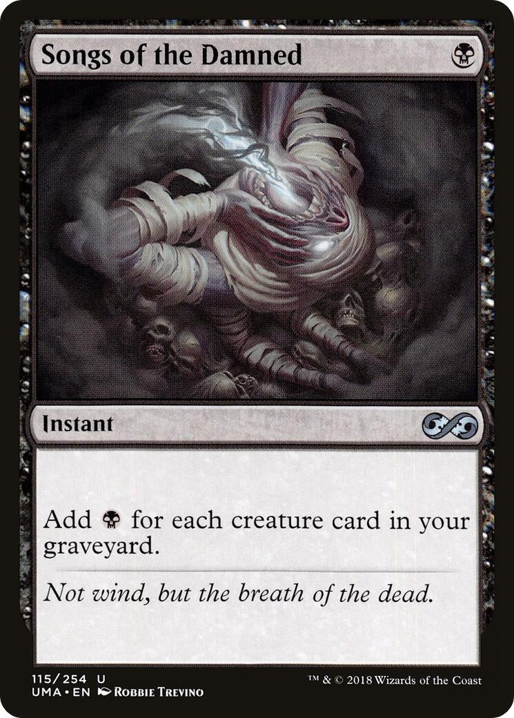 Image for Songs of the Damned (Ultimate Masters) (115) - Magic: The Gathering