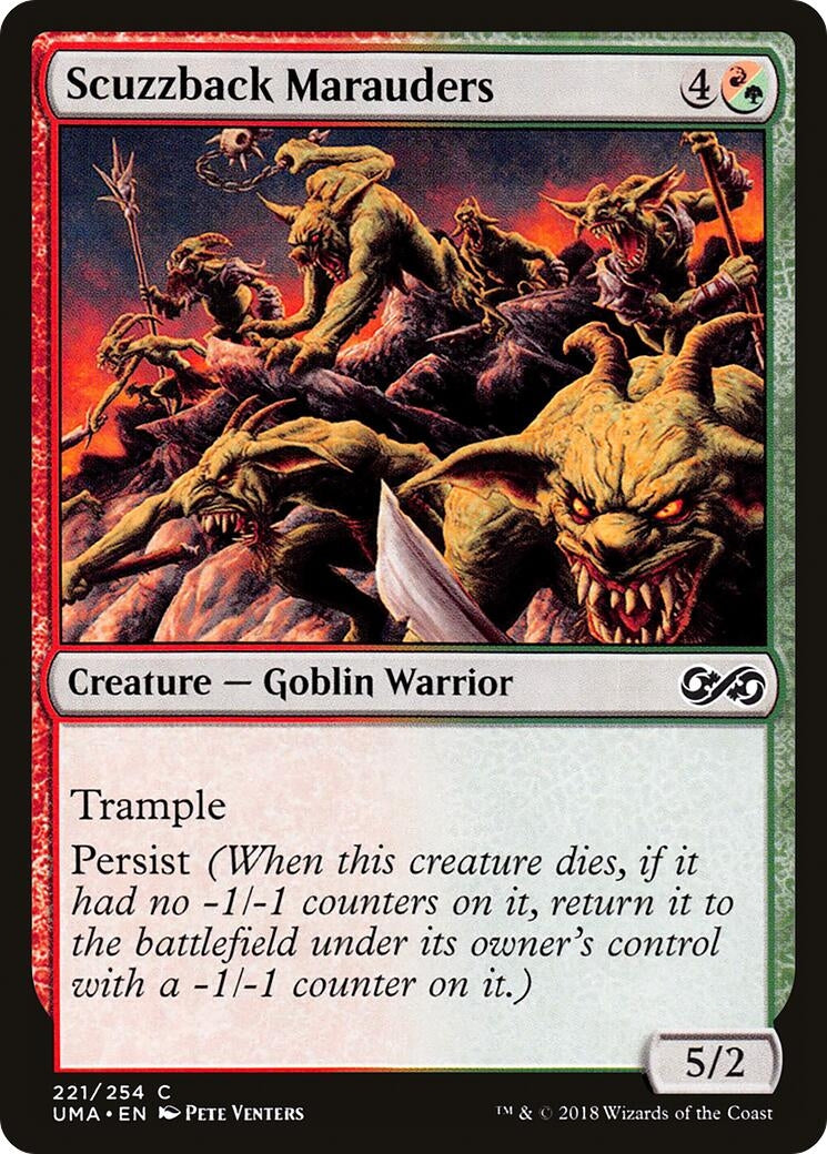 Image for Scuzzback Marauders (Ultimate Masters) (221) - Magic: The Gathering