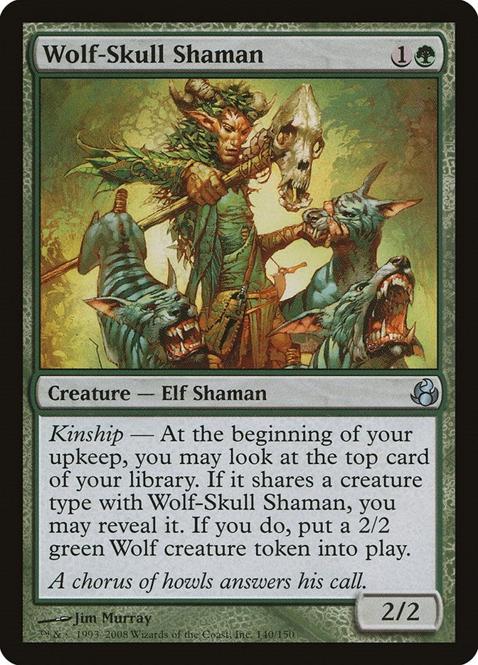 Image for Wolf-Skull Shaman (Morningtide) (140) - Magic: The Gathering