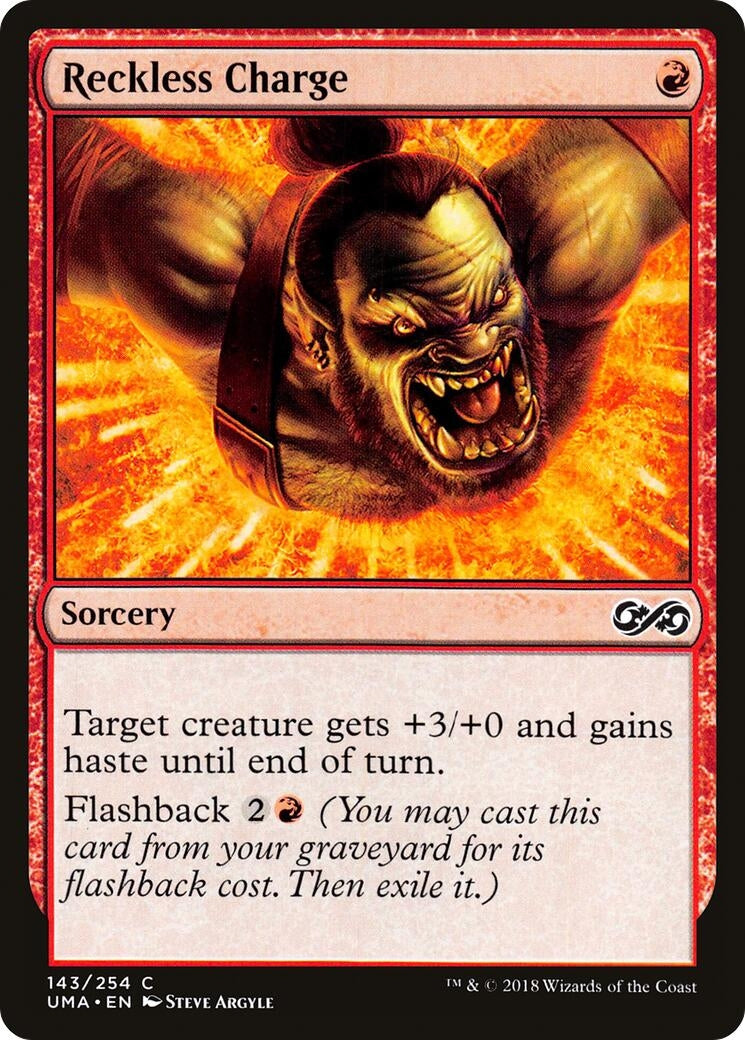 Image for Reckless Charge (Ultimate Masters) (143) - Magic: The Gathering