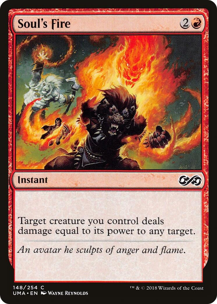 Image for Soul's Fire (Ultimate Masters) (148) - Magic: The Gathering
