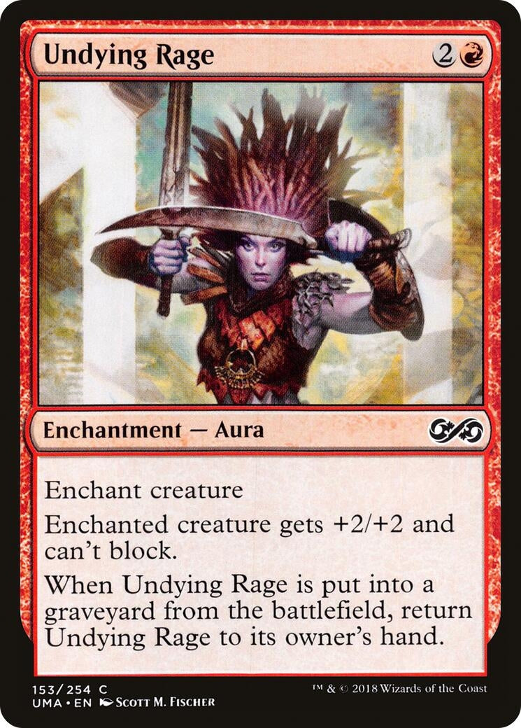Image for Undying Rage (Ultimate Masters) (153) - Magic: The Gathering