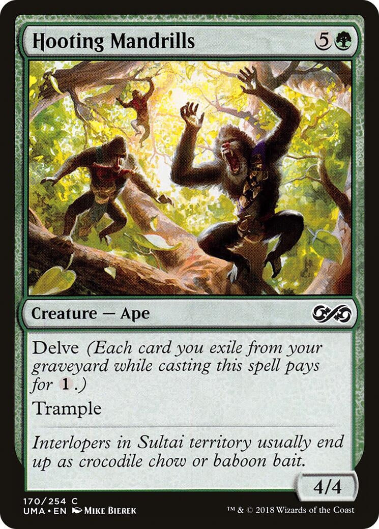 Image for Hooting Mandrills (Ultimate Masters) (170) - Magic: The Gathering