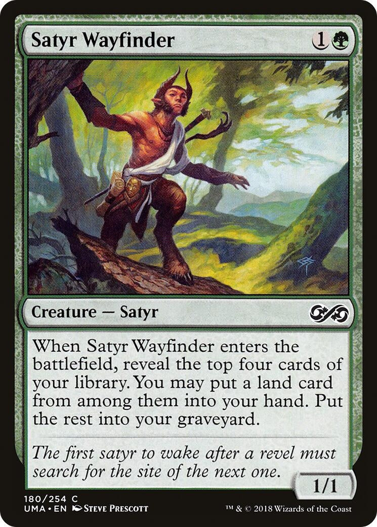 Image for Satyr Wayfinder (Ultimate Masters) (180) - Magic: The Gathering
