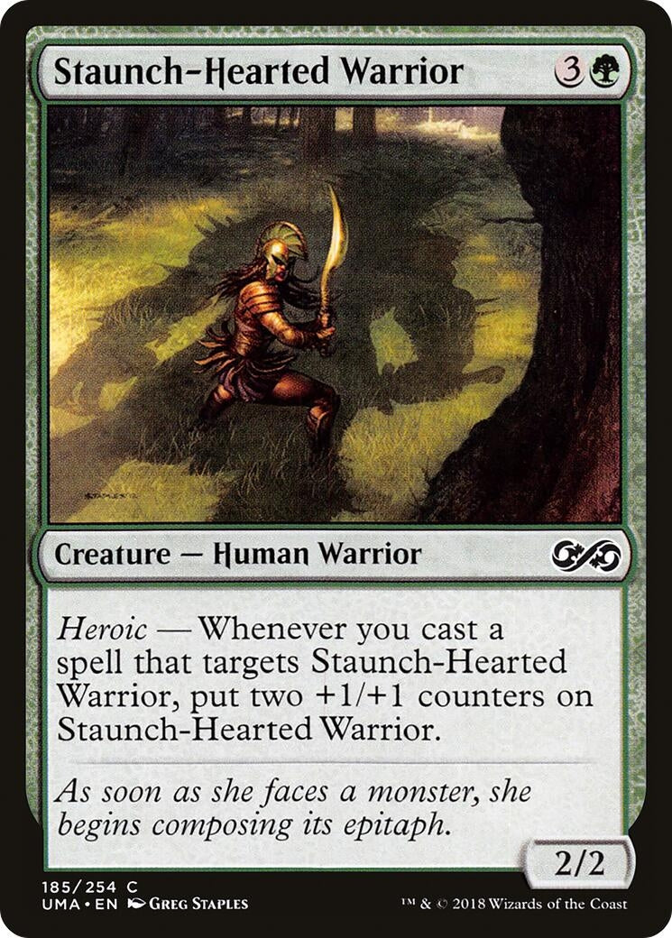 Image for Staunch-Hearted Warrior (Ultimate Masters) (185) - Magic: The Gathering