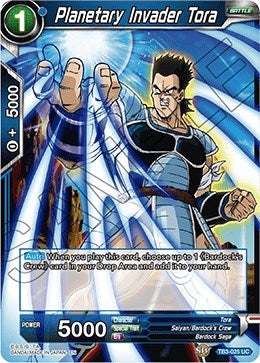 Image for Planetary Invader Tora (Clash of Fates) (TB3-025) - Dragon Ball Super: Masters