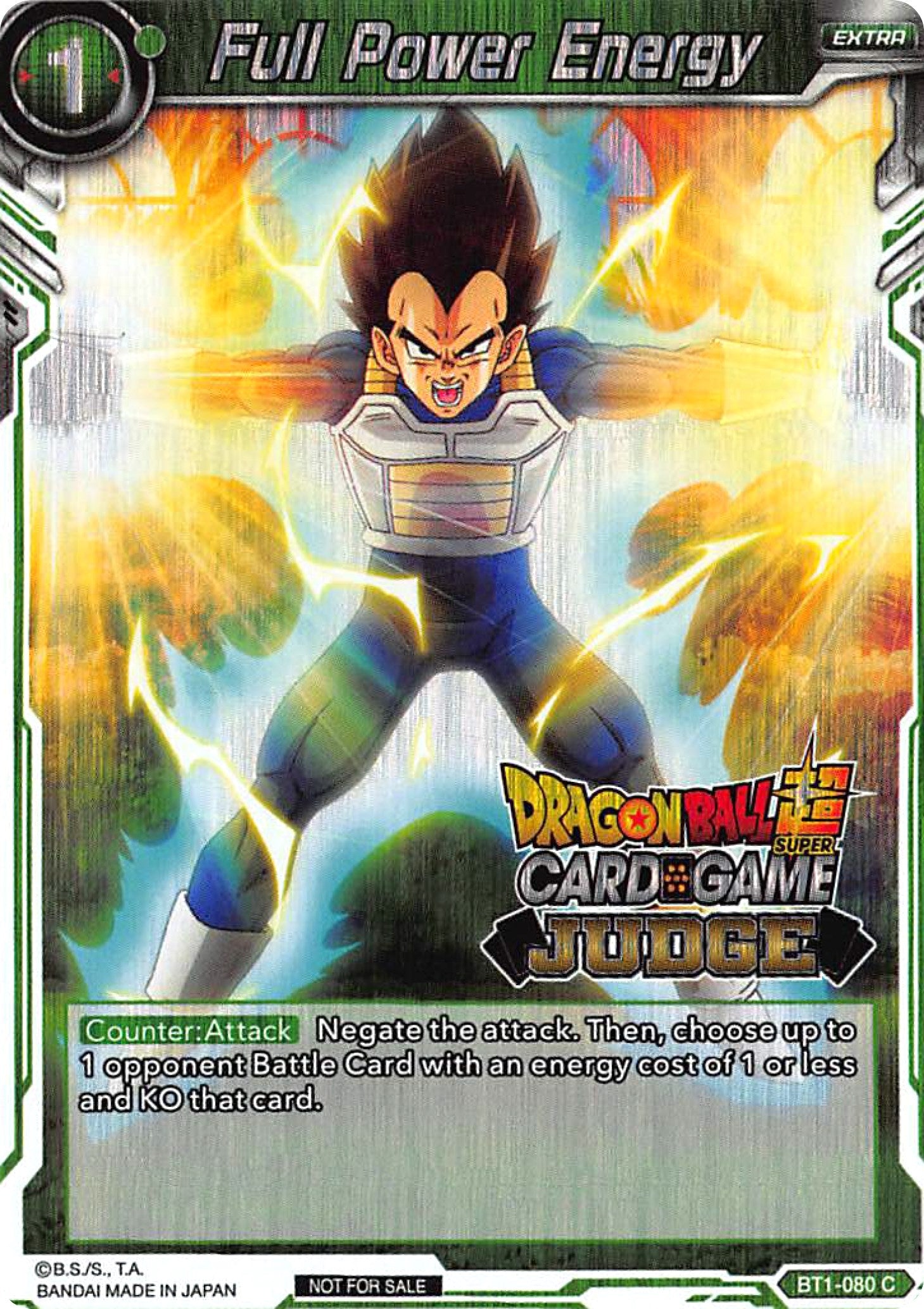 Image for Full Power Energy (Judge Promotion Cards) (BT1-080) - Dragon Ball Super: Masters
