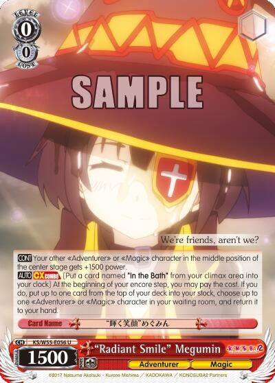 Image for "Radiant Smile" Megumin (KonoSuba 2) (KS/W55-E056 U) - Weiss Schwarz