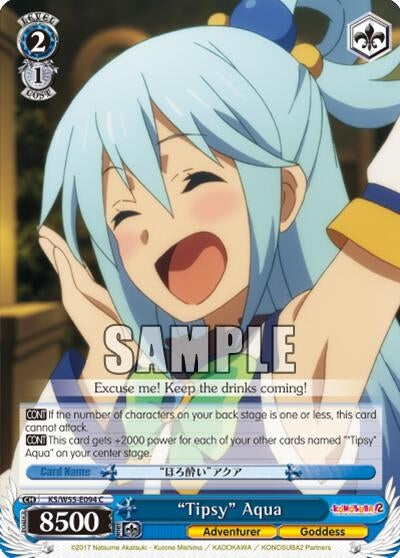 Image for "Tipsy" Aqua (KonoSuba 2) (KS/W55-E094 C) - Weiss Schwarz