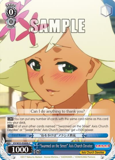 Image for "Swarmed on the Street" Axis Church Devotee (B) (KonoSuba 2) (KS/W55-E089b C) - Weiss Schwarz