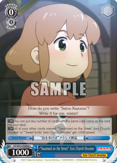 Image for "Swarmed on the Street" Axis Church Devotee (D) (KonoSuba 2) (KS/W55-E089d C) - Weiss Schwarz