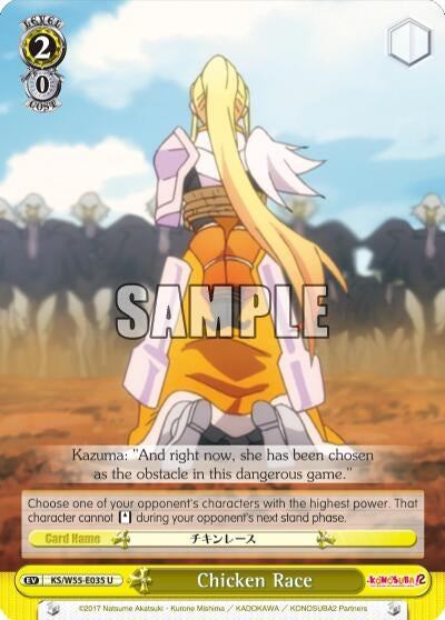 Image for Chicken Race (KonoSuba 2) (KS/W55-E035 U) - Weiss Schwarz