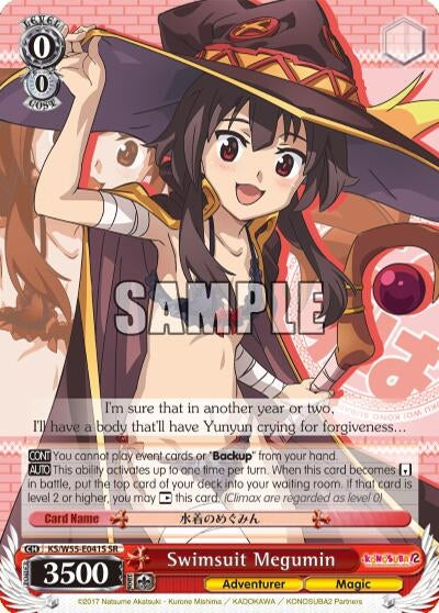 Image for Swimsuit Megumin (SR) (KonoSuba 2) (KS/W55-E041S SR) - Weiss Schwarz