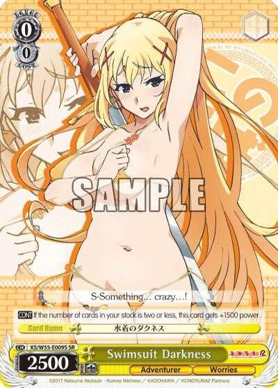Image for Swimsuit Darkness (SR) (KonoSuba 2) (KS/W55-E009S SR) - Weiss Schwarz