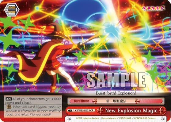 Image for New Explosion Magic (KonoSuba 2) (KS/W55-E075 CR) - Weiss Schwarz